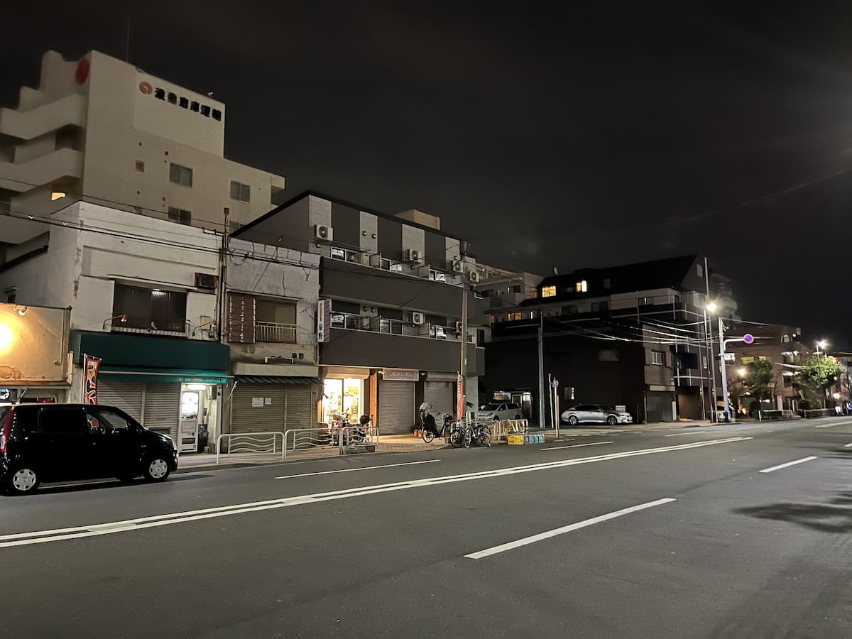 江東区・枝川１丁目の夜。