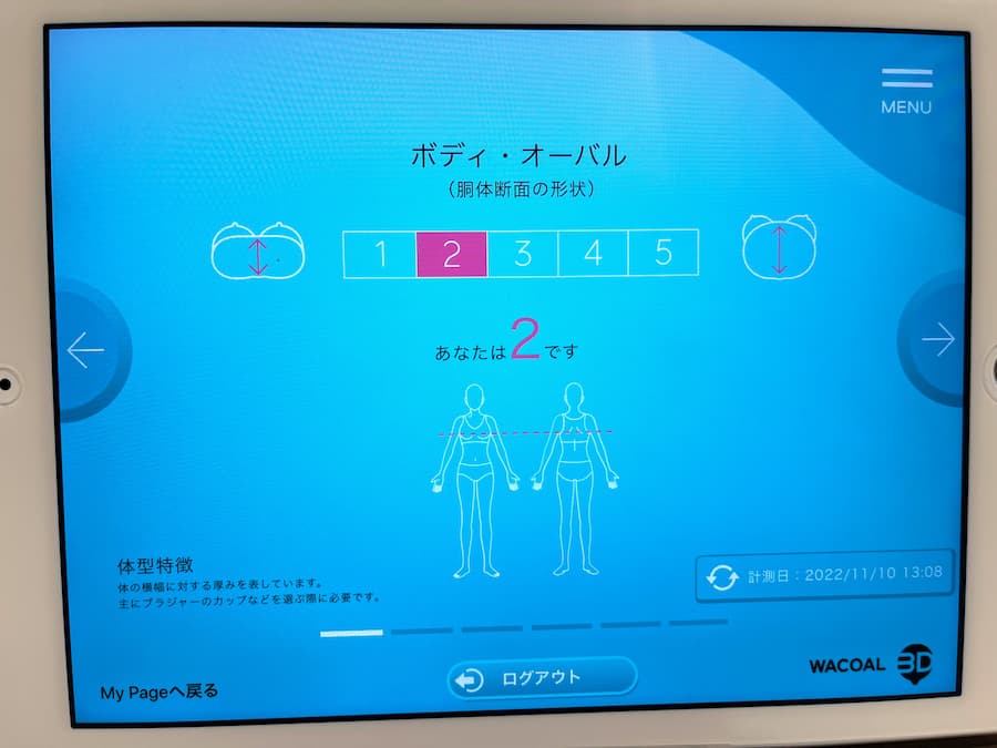 ワコール3D smart & try＠銀座三越店